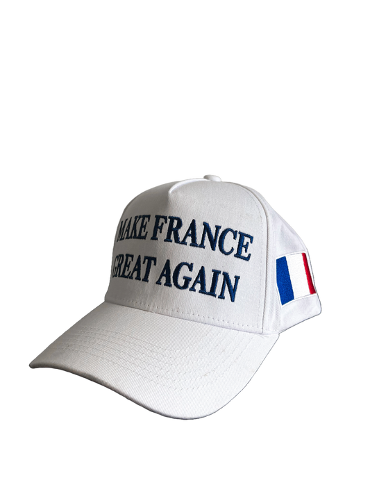 Casquette blanche "MAKE FRANCE GREAT AGAIN" édition limité